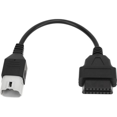 Pièce de rechange pour câble adaptateur de connecteur de test et de diagnostic OBD2 6 broches pour moto Suzuki (1/5)