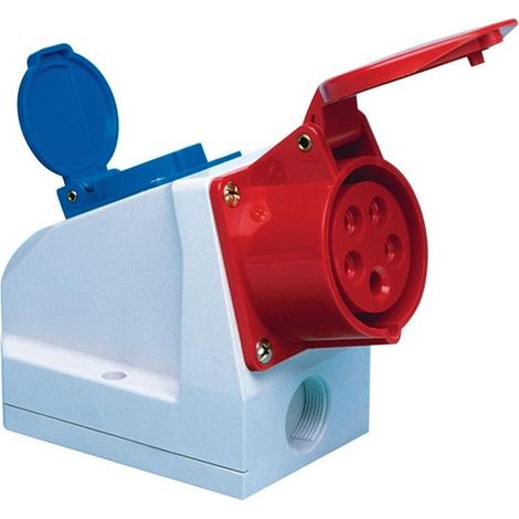 PCE 9215-6 CEE Wandsteckdose 16 A 5polig 400 V 1 St. (1/5)