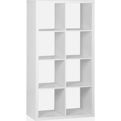 Estante librería 4 niveles 8 compartimentos