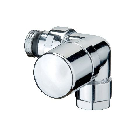VALVOLA D'ARREDO AD ANGOLO SX TERMOSTATIZZABILE CROMO-LUCIDO 3/8 S.F.