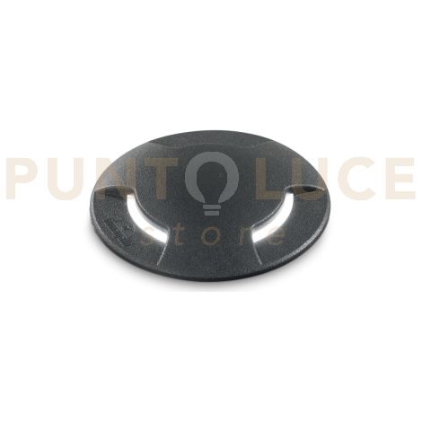 Ideal Lux Lampada da terra Way 1 luce GX53 IP67 nero materie plastiche