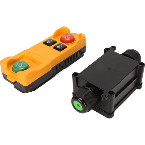 Interrupteur à distance industriel 433 MHz 1 canal étanche 4 touches, émetteur sans fil pour éclairage de grue, 12-80 V CC (1/5)