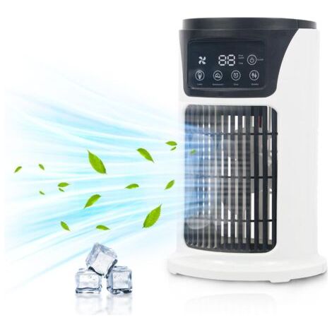 Ventilateur climatiseur portable, mini climatiseur portable personnel, ventilateur de bur (1/5)
