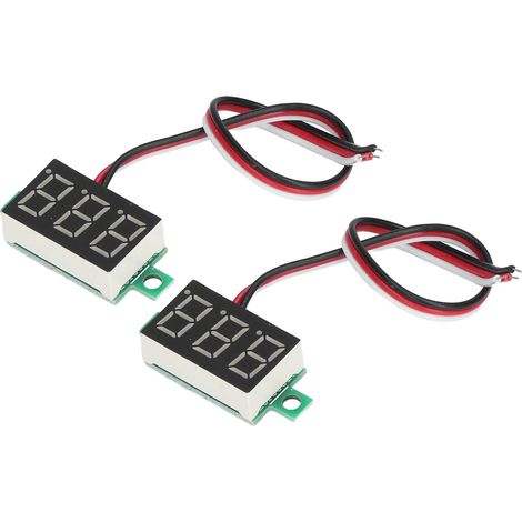 Zweiteiliges 3-Leiter-Digitalvoltmeter, 0,36-Zoll-LED-Anzeige (grün), misst Gleichspannungen von 0–30 V. (1/5)