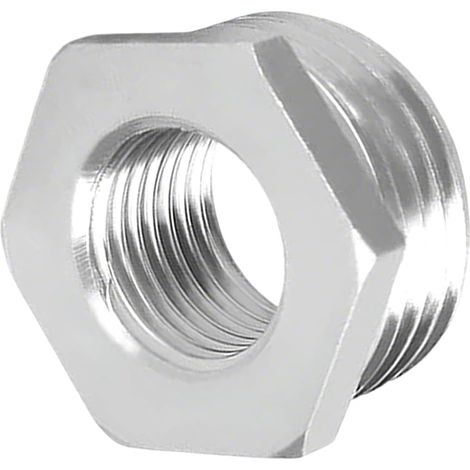 Douille hexagonale de réduction, 4 raccords tuyauterie en acier inoxydable 304, filetage mâle 1/2" x femelle 1/8", adaptateur réduction pour la plomberie, l'air et le gaz. - 1-1/2" NPT Male 3/8" (1/5)