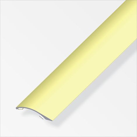 alfer Ausgleichsprofil 1 m, 38.5 x 7.5 mm Aluminium eloxiert messing Übergangsprofil