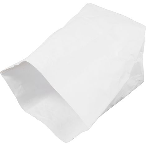 Sac Kraft pour Jardinage 25x25x38cm, Organisateur de Plantes et Accessoires, Poche de Rangement Blanc