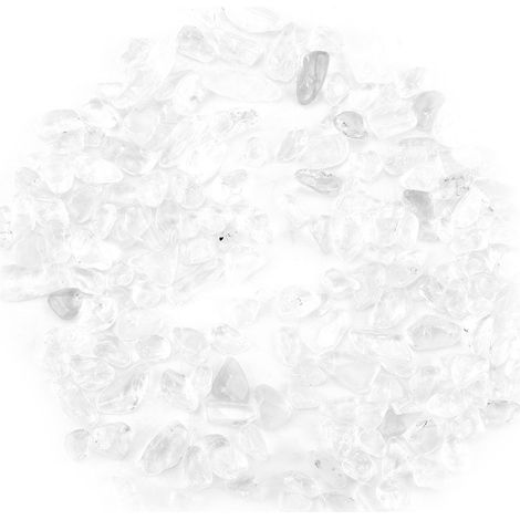 Pierres Roulées Éclats de Quartz Naturel Concassé Blanc (1/5)