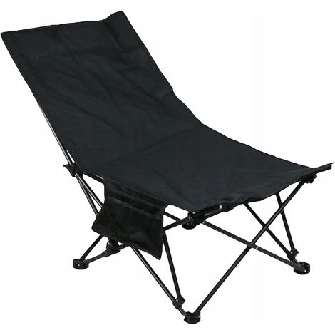 Chaise pliante, Chaise de camping, Chaise pliante de camping et de pêche, Chaise d'extérieur avec accoudoirs et porte-gobelet, Structure robuste, Charge maximale de 130 kg, Cadre en acier stable, Revê (1/5)