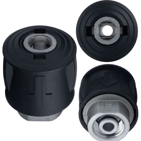 Adattatore Click-M22 per Idropulitrice compatibile con Kärcher K2-K7 – Pressione Max 160 BAR, Temperatura Max 60°C, Metallo Resistente