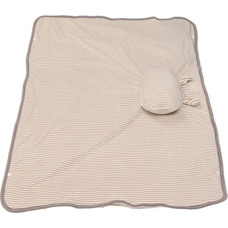 Couverture chauffante électrique douce et lavable, châle chauffant pour les épaules et le cou, marron fauve. Idéale pour le bureau. (1/5)