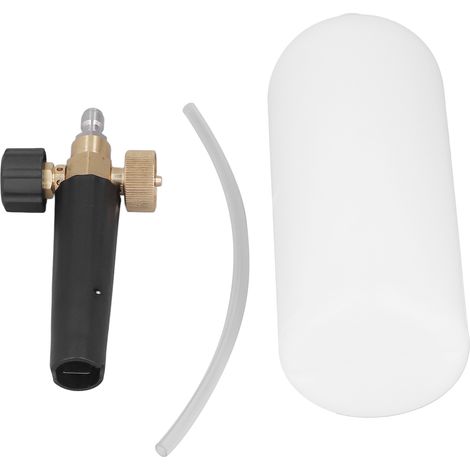 1/4"-Hochdruck-Schaumpistole, großes Fassungsvermögen, mit verstellbarer Düse zum Waschen von Autos und Einfahrten. (1/5)