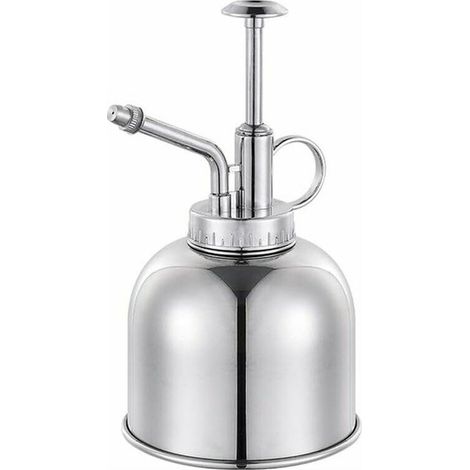 Vaporisateur Plante,Brumisateur D'eau Premium Classique Intérieur Vintage, Pulvérisateur De Plantes Décoratives Avec Pompe, Citrouille Pour Plantes Aériennes, Orchidées Et Plus - Laiton Poli ( (1/5)