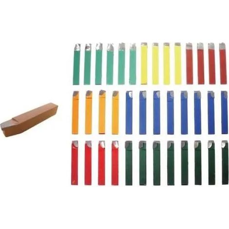 Juego de herramientas BGS Technic hss-drehstahl-satz 38 piezas 60 mm