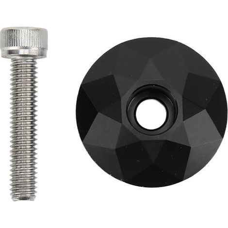 CANSUCC Tige de guidon en alliage d'aluminium résistante à la pression, cache supérieur de jeu de direction avec vis, pour vélo (1/5)