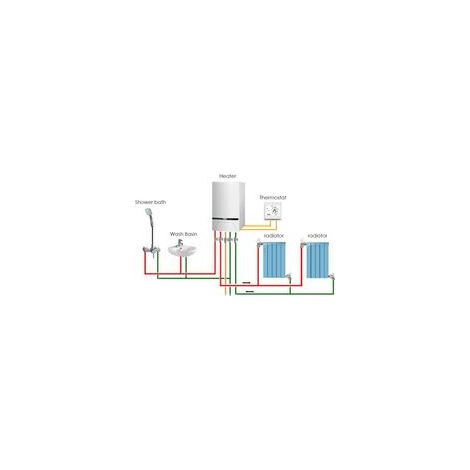 Termostato inteligente Intellight, controlador de temperatura de 5 A, para caldera de agua/gas, para uso doméstico, sin WiFi, blanco.