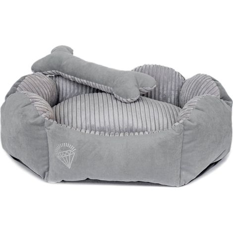 Cama Diana de 55 cm x 50 cm, color gris. (1/5)