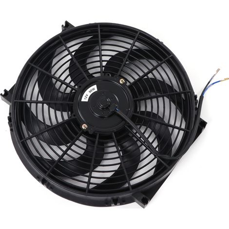 Kit de montage universel pour ventilateur électrique de radiateur 14 pouces, 12V 90W, ventilateur fin poussant-tirant (1/5)