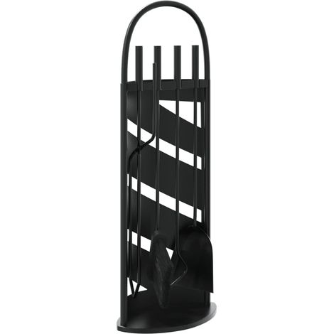 Set d’outils de cheminée 5 pcs 23x15x66 cm acier CFW12029 (1/5)
