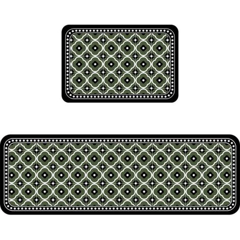 Tapis de sol pour étang – Tapis décoratif de printemps en terre diatomée, 40 × 60 cm, résistant aux taches, séchage rapide et facile à nettoyer, idéal pour cuisine et extérieur (1/5)