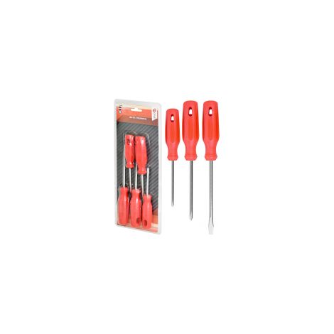 Set di 5 cacciaviti a taglio: 5x75 / 6x100 / 6x125 / PH1x75 / PH2x100 mm AUTRES (1/3)