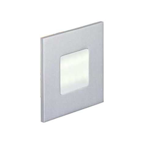 BALIZ 2 Encastré Mur carré fixe gris LED intég. 1,8W 4200K 40lm ARIC 50264 (1/5)