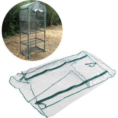 Invernadero Wocume para plantas, invernadero de jardín para cultivar plantas con flores en exteriores (69 x 49 x 160 cm) (1/5)
