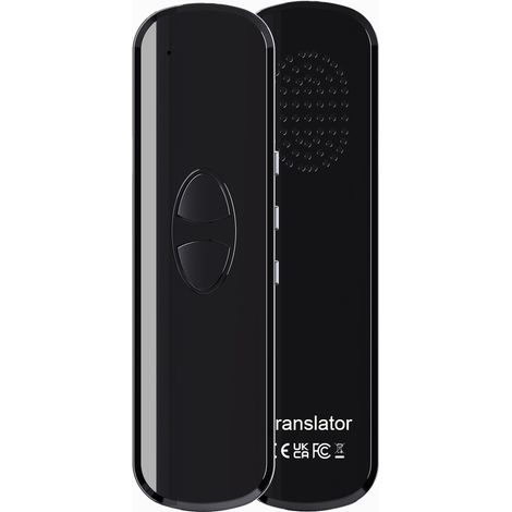 T10 Smart Translator: Two-way translation of over 100 languages - Smart AI Translator - Black (1/4)