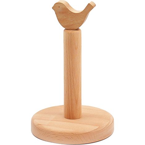 Porte-serviettes en bois forme d'animaux mignons, support pour mouchoirs en papier, rouleau de papier toilette, étagère de rangement pour cuisine et chambre, oiseau.