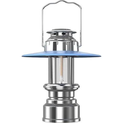 (1 pièce) Lanterne de camping LED vintage rechargeable USB, lampe d'ambiance portable rétro pour tente, idéale pour le camping. (1/5)