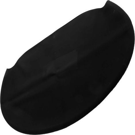 Wasserdichter Fahrradhelmüberzug aus elastischem Silikagel, Regenschutz für Fahrradhelme, Schwarz (1/5)