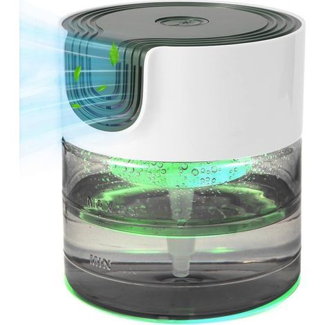 Purificateur d'air à eau pour la maison, silencieux, à vitesse variable, avec veilleuse, pour la maison et la chambre, prise européenne