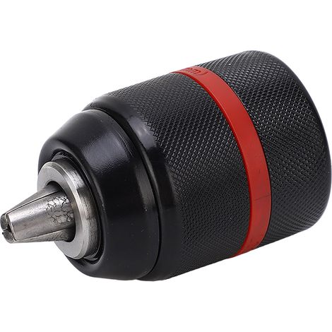 Mandrin de perçage sans clé 1/2‑20UNF, mandrin de perçage électrique à serrage automatique, plage de serrage 2‑13 mm, rond 58 mm / 2,3 po (1/5)