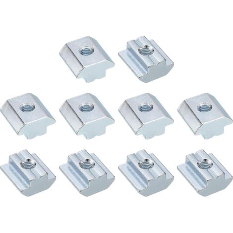12pcs T Fente Boulons 4545 Série Coulissant T Écrous (Argent) (1/5)