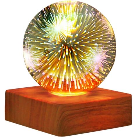 Lampe Ambiance Colorée Base Veilleuse Usb Pour Décoration De (1/5)