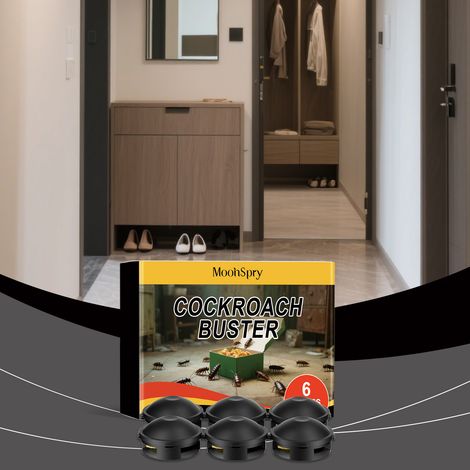 Cockroach attractant for indoor use in living room and kitchen - portable daily attractant - 6 pieces -- BIEMMEDUE (1/5)