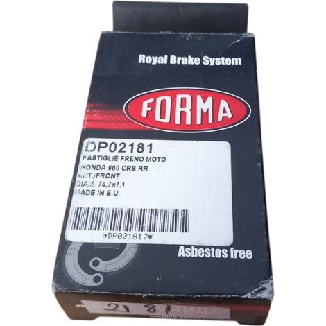 Pastigle freno moto per honda 900 crb rr (1/3)