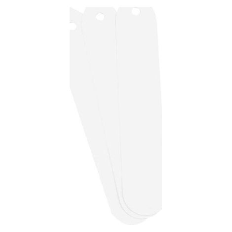 Packung mit 100 PVC-Pflanzenetiketten, wasserfest und sonnenbeständig, weiß (1/5)