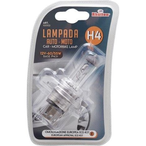 LAMPADINA AUTO H4 12V 60/55W P43T