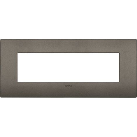 Placca fit 7 moduli metallo metal Vimar 19957.14 (1/2)
