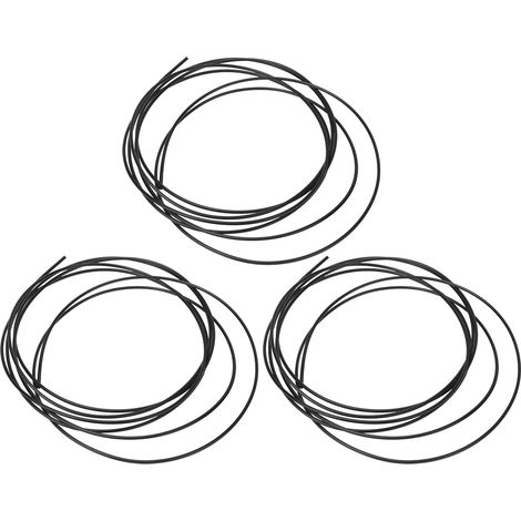 Tuyau d'huile de frein pour vélo RISK, VTT, accessoires de cyclisme, noir, 1 mètre, lot de 3 (1/5)