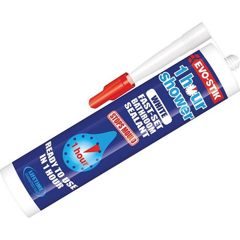 1 Hour Shower Sealant White 310Ml (1/3)
