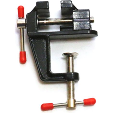 Mini-outil multifonctionnel miniature en aluminium pour loisirs créatifs, à fixer sur une table. (1/5)