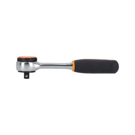 CARRACA REVIERSIBLE CORTA 1/4" TIPO PERA 60 DIENTES - BAHCO