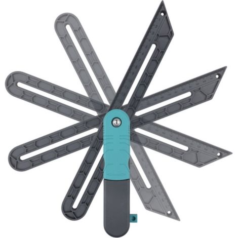 Winkelmesser, verstellbarer Winkellineal mit Arretierung für Holzbearbeitung und Architektur (1/5)