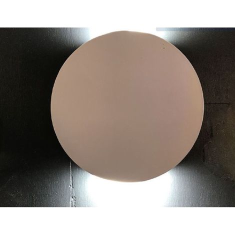 TRADE SHOP - Applique Slim Tonda Con Biemissione Luminosa 6w Luce 6500k 4000k 3000k Xc-9045 - -Bianco Freddo      -