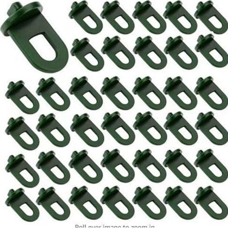 Pack of 50 Greenhouse Hanging Clips, Greenhouse Hooks, Greenhouse Clips, Greenhouse Accessories (1/4)