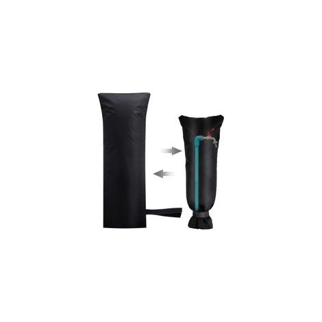 (L) Housse Antigel pour Robinet Extérieur d'Hiver, Protection Imperméable de Jardin, Couvercle pour Protéger du Gel