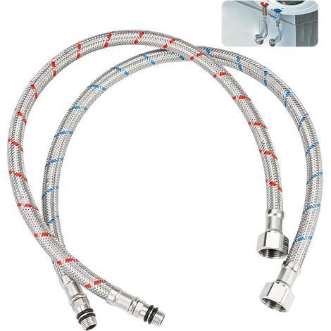 2 x Flexible Connecting Hoses G3/8 x M10 Taps (1/5)