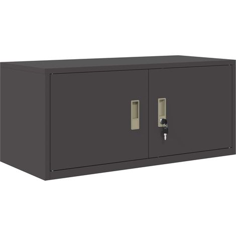 Maison Exclusive - Armadio Nero 90 x 40 x 40 cm Acciaio